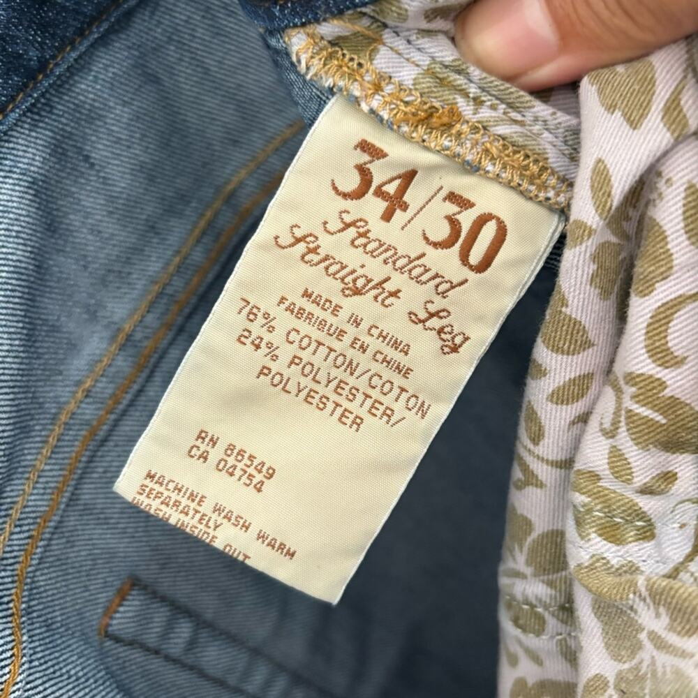 Tommy Bahama Antigua Cove Authentic Jeans - Medium Indigo Wash, Men’s Size 34x30 - Picture 5 of 9